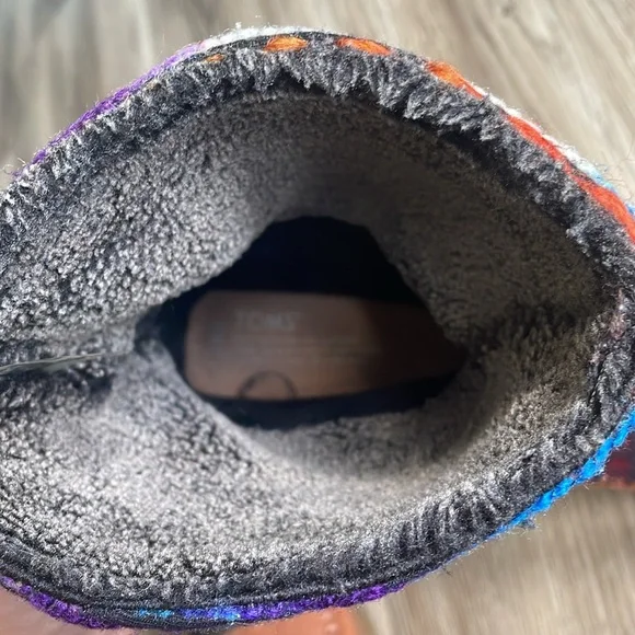 Toms Multicolor Blanket Boho Ankle Boots - Picture 7 of 8